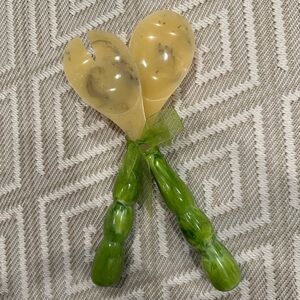 Beatriz Ball RESIN Rio Bubble Salad Servers (Green) *Brand new